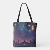Eid al fitr Islamic celebration Gold And navy Tote Bag (Achterkant)