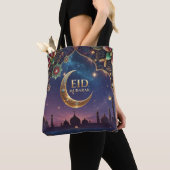 Eid al fitr Islamic celebration Gold And navy Tote Bag (Dichtbij)