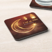 Eid Al-Fitr Mubarak Bier Onderzetter (Linkerzijde)