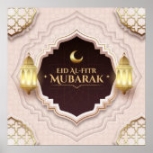 Eid Al-Fitr Mubarak Poster (Voorkant)