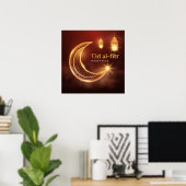 Eid Al-Fitr Mubarak Poster (Thuiskantoor)