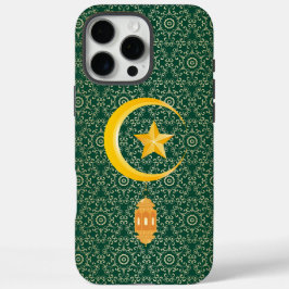 Eid al Fitr Mubarak Ramadan Kareem Moon Star iPhone 16 Pro Max Hoesje