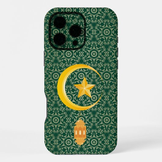 Eid al Fitr Mubarak Ramadan Kareem Moon Star iPhone Hoesje (Achterkant)