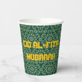 Eid al Fitr Mubarak Ramadan Kareem Moon Star Papieren Bekers (Links)