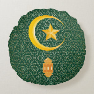 Eid al Fitr Mubarak Ramadan Kareem Moon Star Rond Kussen