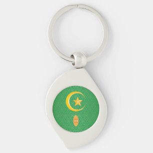 Eid al Fitr Mubarak Ramadan Kareem Moon Star Sleutelhanger