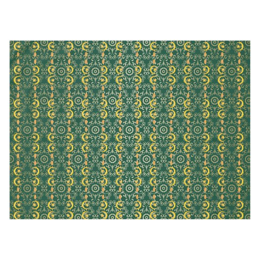 Eid al Fitr Mubarak Ramadan Kareem Moon Star Tafelkleed (Voorkant (Horizontaal))