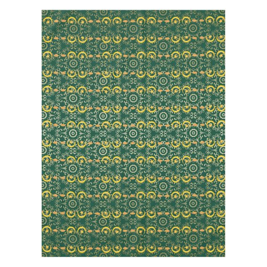 Eid al Fitr Mubarak Ramadan Kareem Moon Star Tafelkleed (Voorkant)