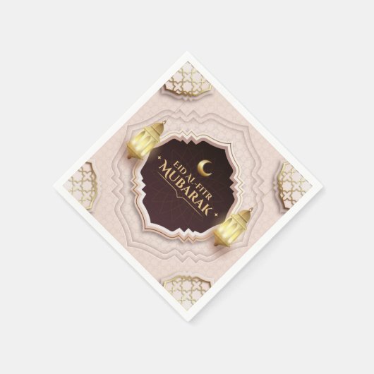 Eid Al-Fitr Mubarak Servet (Hoek)