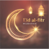 Eid Al-Fitr Mubarak Sticker (Voorkant)