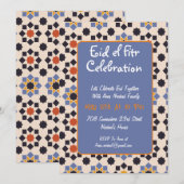 Eid al-Fitr viering Feestdagenkaart (Voorkant / Achterkant)