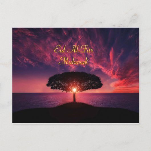 Eid Al-Fitr-Wenskaarten Briefkaart (Voorkant)