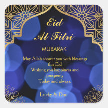 Eid Al Fitri Golden Mandala Flat Vakantie Kaart