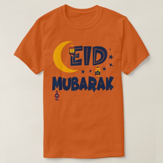 Eid alAdha 2023 Happy Mubarak Adha Eid Muslim T-shirt (Design voorkant)