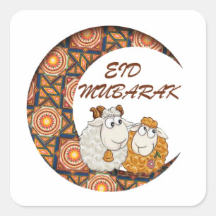 Eid Aladha Mubarak 2023 Vierkante Sticker