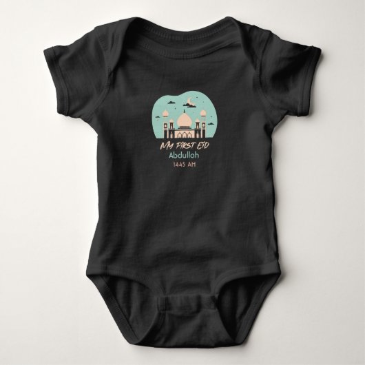 Eid baby Mijn eerste Eid personaliseren Romper (Voorkant)
