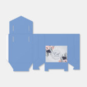 Eid bloemen bedankdoosjes (Uitgevouwen)