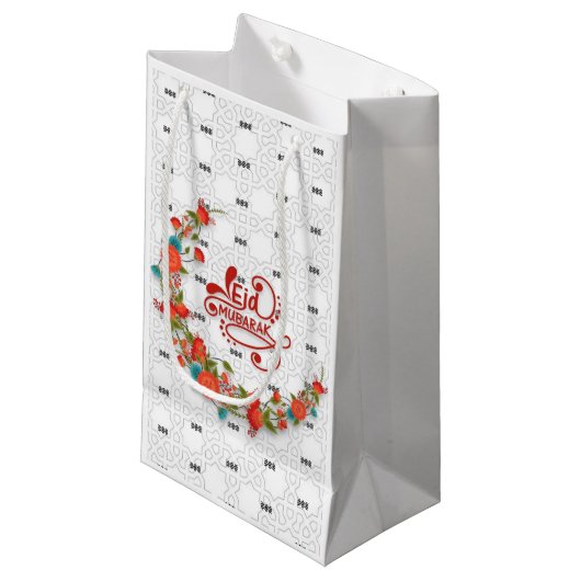 Eid bloemen klein cadeauzakje (Voorkant Gekanteld)