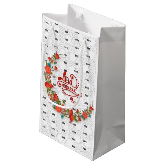 Eid bloemen klein cadeauzakje (Achterkant Gekanteld)