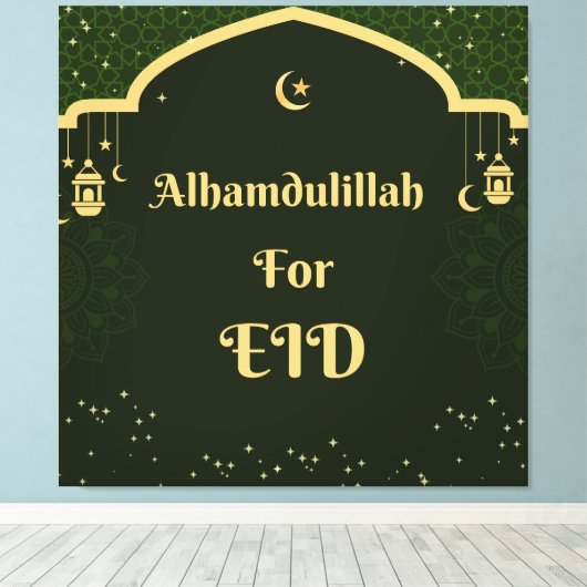 Eid Canvas Afdruk (Insitu (Houten vloer))