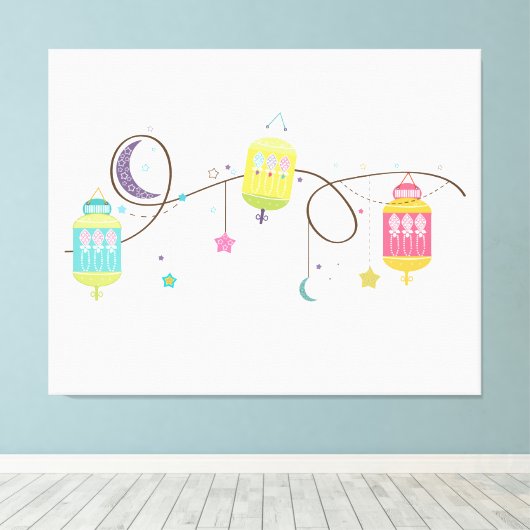 Eid Canvas Print (Insitu (Houten vloer))