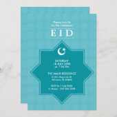 Eid Celebration 8 Pointed Star Party Invitation Kaart (Voorkant / Achterkant)