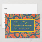 Eid Celebration Invitation - Traditioneel ontwerp Kaart (Voorkant / Achterkant)