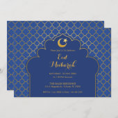 Eid Celebration Party Invitation Morrocan Pattern Kaart (Voorkant / Achterkant)