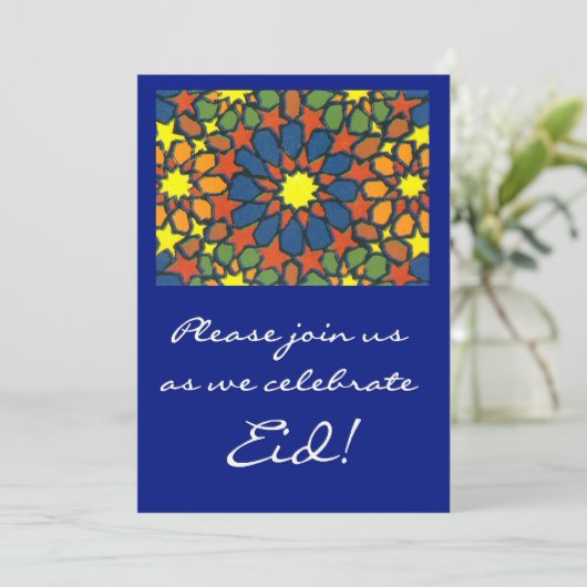 Eid Celebration - Traditioneel ontwerp Kaart (Staand voorkant)