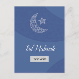 Eid Corporate Briefkaart - blauw