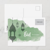 Eid Corporate Briefkaart - groen (Voorkant / Achterkant)