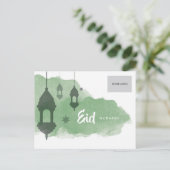 Eid Corporate Briefkaart - groen (Staand voorkant)