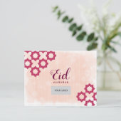 Eid Corporate Briefkaart - Rood (Staand voorkant)