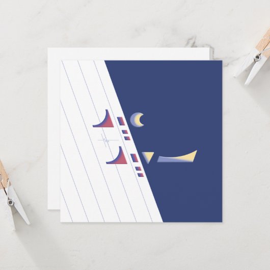  Eid Delight (middernacht) Kaart (Voorkant / Achterkant in situ)