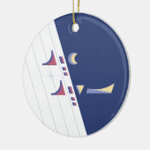 Eid Delight (Middernacht) Keramisch Ornament (Links)