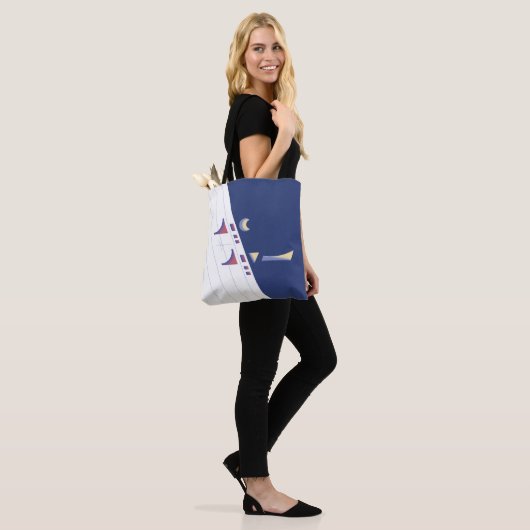 Eid Delight (Middernacht) Tote Bag (Op model)