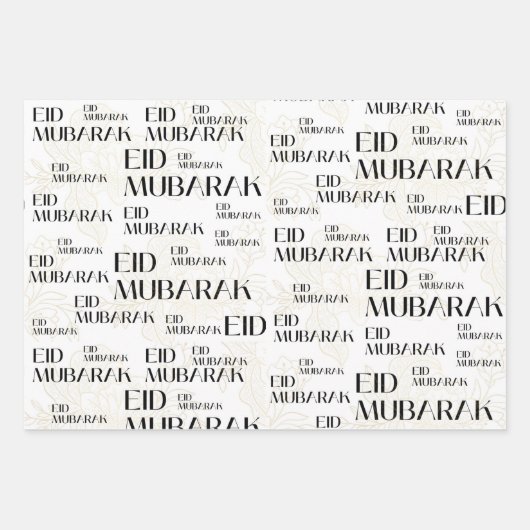 Eid Eid Mubarak cadeau Inpakpapier Vel (Voorkant 2)