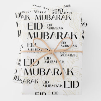 Eid Eid Mubarak cadeau Inpakpapier Vel