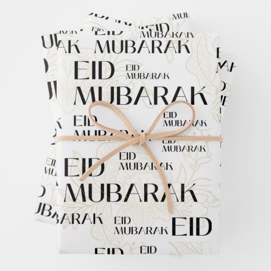 Eid Eid Mubarak cadeau Inpakpapier Vel (In situ)