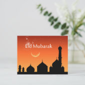 Eid Evening Sky - Briefkaart (Staand voorkant)