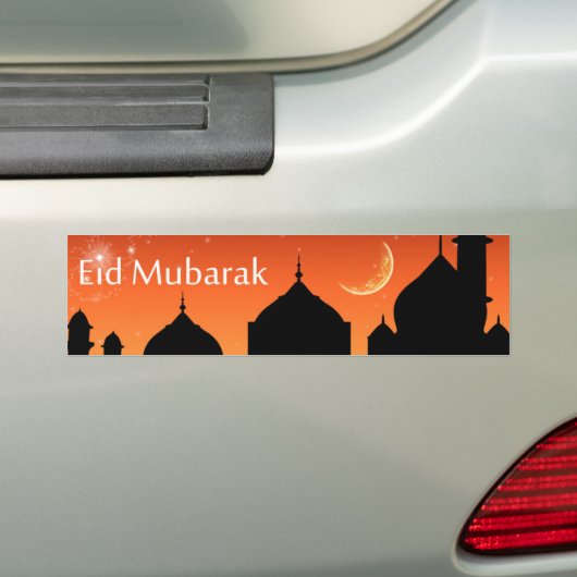 Eid Evening Sky - Bumpersticker (Op auto)