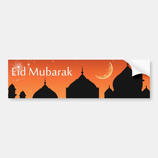 Eid Evening Sky - Bumpersticker (Voorkant)
