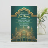 Eid Feest Uitnodiging (Staand voorkant)