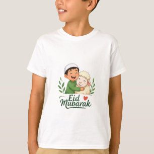 Eid Geit Cartoon Print T-shirt