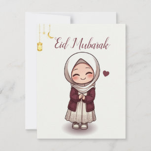 Eid Geldhouder, Eidi-enveloppen voor kinderen, Cad Bedankkaart