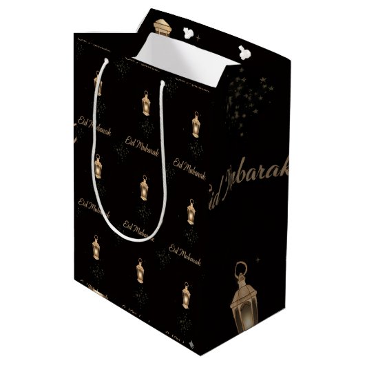 Eid Gift Bag Medium Cadeauzakje (Achterkant Gekanteld)