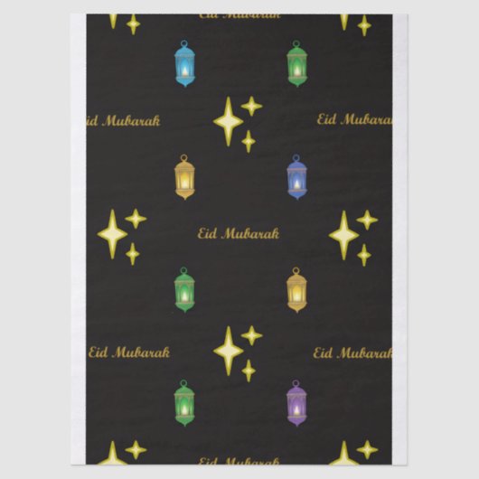 Eid Gift Bag Tissuepapier (Voorkant)