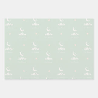 Eid Gift Wrap Paper met moderne moskee motieven