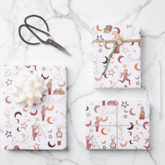 Eid Gift Wrapping Paper Sheets, 19 x 29 inch, set