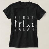 Eid Gifts for Kids Mannen Women First Salah Islami T-shirt (Design voorkant)